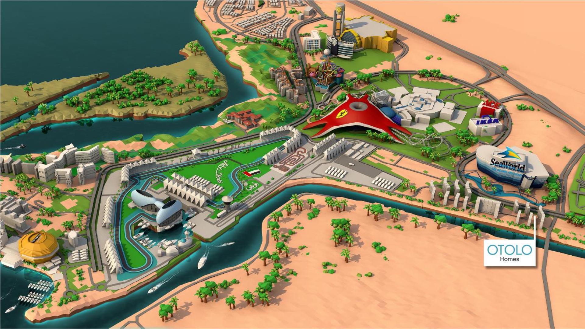 Otolo Homes On Yas Island With Complimentary Yas Theme Park Tickets Appartement Abu Dhabi